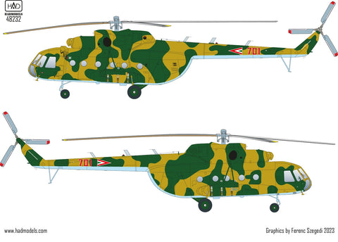 HADモデル 48232 1/48 Mi-17 デカールシート