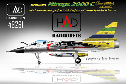 HADモデル 48261 1/48 ミラージュ2000C「第一航空防衛隊創立40周年記念」デカール