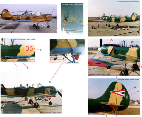 HADモデル 72165 1/72 JAK-52 デカールシート