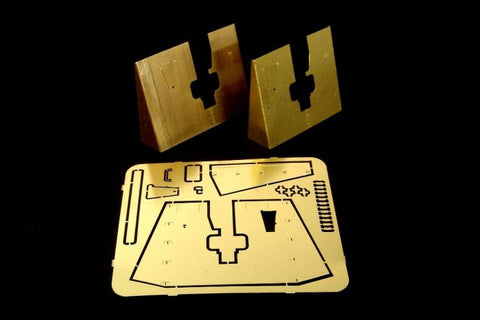 ハウラー HLH72027 1/72 88mm FlaK36砲 シールド エッチングパーツ (レベル用)