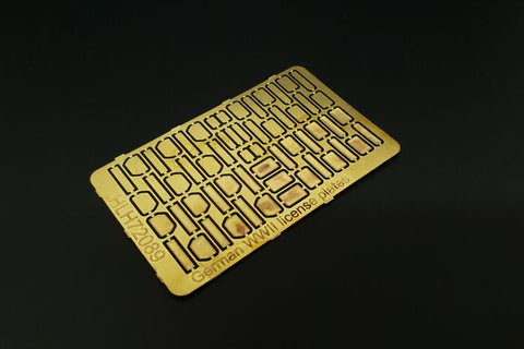 ハウラー HLH72089 1/72 WWII ドイツ ナンバープレート