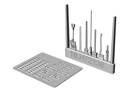 ハウラー HLH72138 1/72 アメリカ戦車用ツール