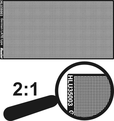 ハウラー HLU35003 1/35 滑り止めプレート WWIIドイツ後期用(ヘリンボーンパターン)(100mm×50mm)