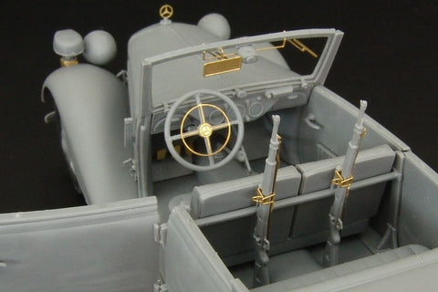 ハウラー HLU35043 1/35 ドイツ軍用車両タイプ170Vツーリングカー エッチングパーツ(マスターボックス用)