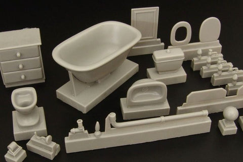 ハウラー HLU35077 1/35 バスルーム