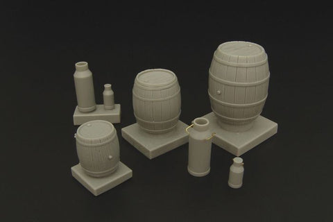 ハウラー HLU35080 1/35 樽とミルク缶