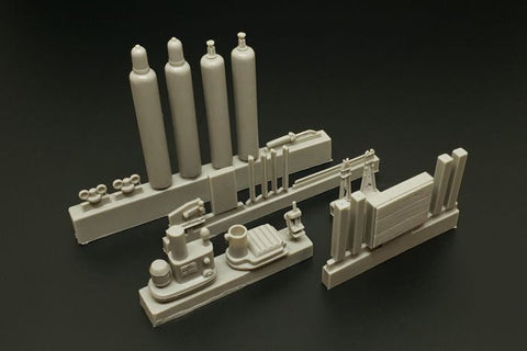 ハウラー HLU35117 1/35 ベンチドリル・レバーシヤー・酸素アセチレンボトル