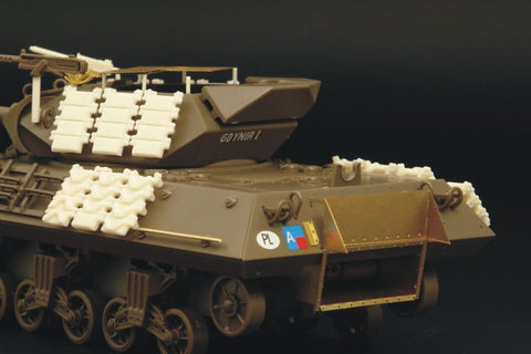 ハウラー HLX48100 1/48 WWII自由ポーランド軍 M10駆逐戦車「グヂニヤI」号改造セット エッチングパーツ(タミヤ M10 用)