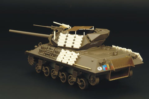 ハウラー HLX48100 1/48 WWII自由ポーランド軍 M10駆逐戦車「グヂニヤI」号改造セット エッチングパーツ(タミヤ M10 用)