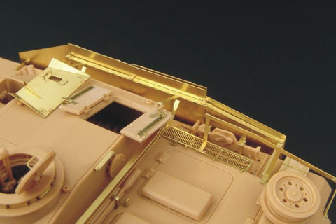 ハウラー HLX48104 1/48 III号突撃砲 G型 シュルツェン エッチングパーツ(タミヤ用)