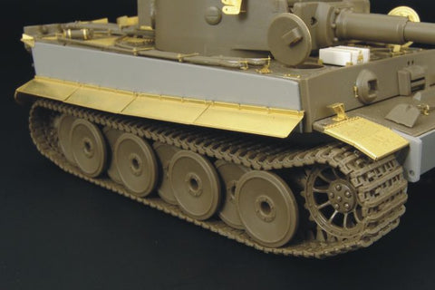 ハウラー HLX48125 1/48 タイガーI フェンダー 極初期型 エッチングパーツ(タミヤ用)