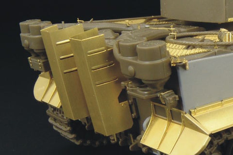 ハウラー HLX48126 1/48 タイガーI 排気管カバー "極初期型" エッチングパーツ(タミヤ用)