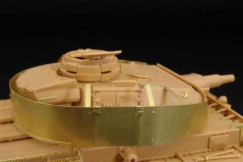 ハウラー HLX48200 1/48 III号戦車 砲塔シュルツェン エッチングパーツ(タミヤ用)