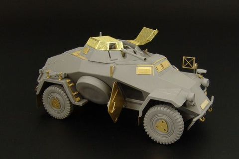ハウラー HLX48251 1/48 Sd.Kfz.222 基本 エッチングパーツ(TAMIYA/ICM用)