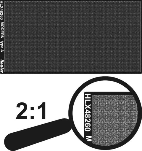 ハウラー HLX48260 1/48 滑り止めプレート 現用Aタイプ(100mm×50mm) エッチングパーツ