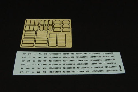 ハウラー HLX48285 1/48 ドイツ ナンバープレート デカール付 エッチングパーツ(デカール付)