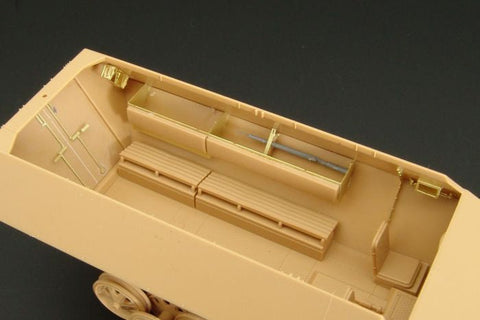 ハウラー HLX48296 1/48 Sd.Kfz.251/1 D型 インテリア エッチングパーツ(タミヤ用)