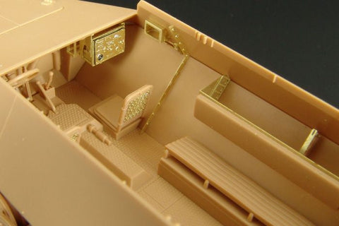 ハウラー HLX48296 1/48 Sd.Kfz.251/1 D型 インテリア エッチングパーツ(タミヤ用)
