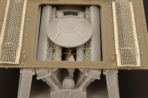 ハウラー HLX48351 1/48 SU-152 エンジン エッチングパーツ (ブロンコ用)