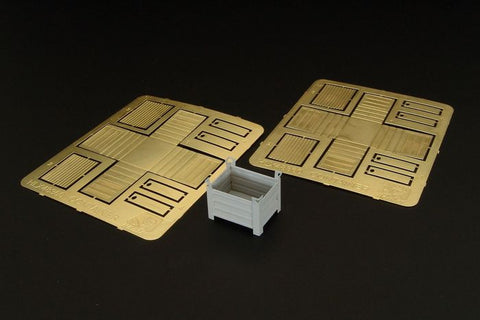 ハウラー HLX48360 1/48 スチールコンテナ (2個) エッチングパーツ