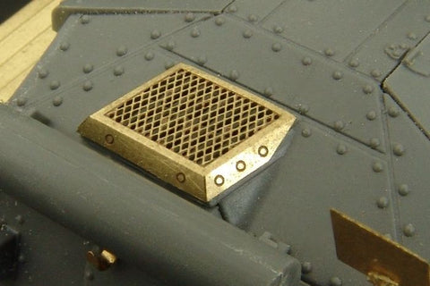 ハウラー HLX48365 1/48 Pz.38 (t) E/F型 グリル エッチングパーツ(タミヤ用)