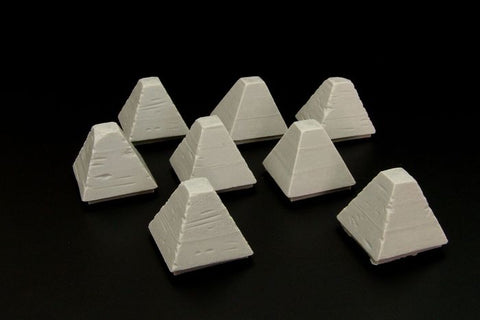 ハウラー HLX48367 1/48 「龍の歯」コンクリート対戦車障害物(レジン製)