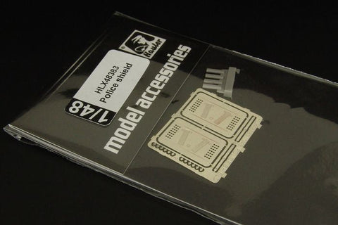 ハウラー HLX48383 1/48 警察 防盾 エッチングパーツ (レジン製)