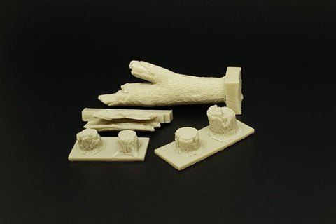 ハウラー HLX48399 1/48 3つの幹と切り株