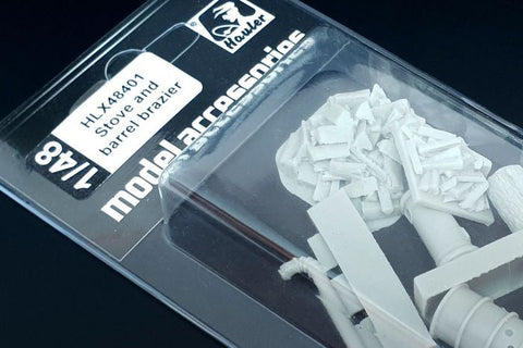 ハウラー HLX48401 1/48 ストーブ ＆バレルブレイジャー