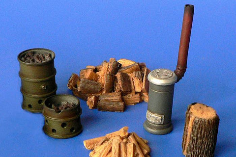 ハウラー HLX48401 1/48 ストーブ ＆バレルブレイジャー