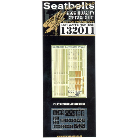 HGW 132011 1/32 ルフトヴァッフェ戦闘機用 シートベルト ２セット | WWII時