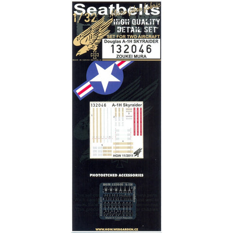 HGW 132046 1/32 A-1H スカイレーダー シートベルト ２セット | 造形村用