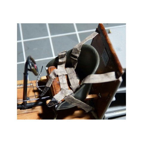 HGW 132512 1/32 フォッカー E.II / E.III シートベルト pre-cut (laser) | ウイングナットウイングス用