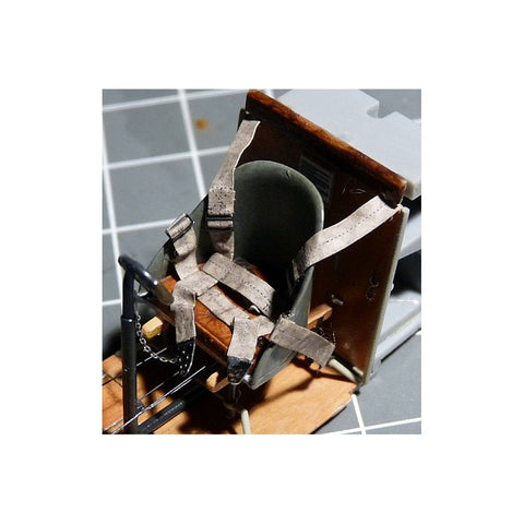 HGW 132512 1/32 フォッカー E.II / E.III シートベルト pre-cut (laser) | ウイングナットウイングス用