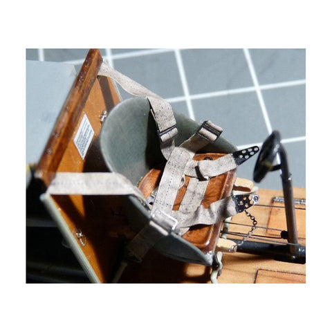 HGW 132512 1/32 フォッカー E.II / E.III シートベルト pre-cut (laser) | ウイングナットウイングス用