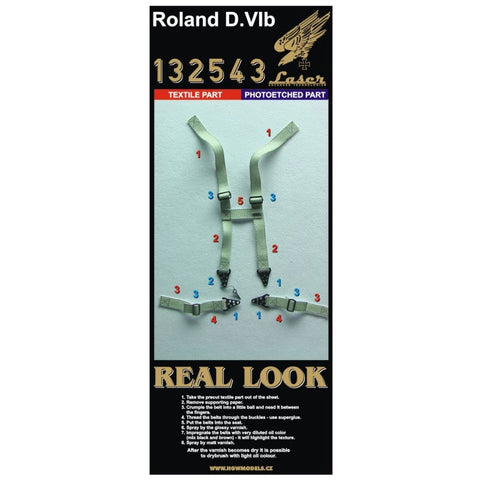 HGW 132543 1/32 ローランド D.VIB シートベルト pre-cut (laser) | ウイングナットウイングス用