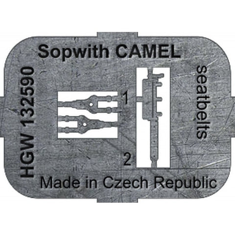 HGW 132590 1/32 ソッピースキャメル シートベルト pre-cut (laser) | ウイングナットウイングス用