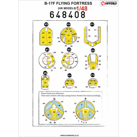 HGW 148825 1/48 B-17F フライングフォートレス シートベルト BASIC LINE: seatbelts + masks | HKモデル, エデュアルド用