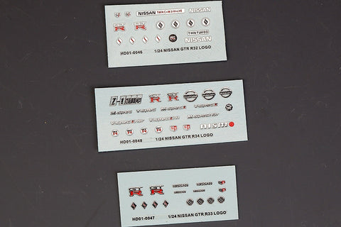 ホビーデザイン HD01-0048 1/24 日産 GTR R34 メタルロゴ