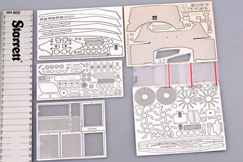 ホビーデザイン HD02-0193 1/12 エンツォ・フェラーリ エンツォ ディティールアップセット(タミヤ用)（エッチングパーツ+メタルパーツ）