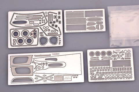 ホビーデザイン HD02-0197 1/24 フェラーリ 250GTO ディティールアップセット(フジミ用) (エッチングパーツ+ノブスイッチ+トグルスイッチ+リベットヘッド)