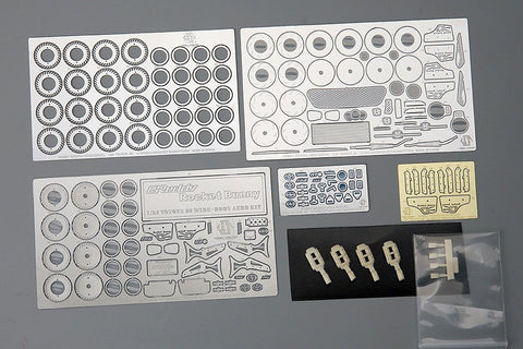 ホビーデザイン HD02-0270 1/24 トヨタ 86' 12 グレッディ&ロケットバニー ディティールアップセット(アオシマ用)（エッチングパーツ+レジン+メタルパーツ）