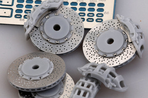 ホビーデザイン HD02-0271 1/24 ラ・フェラーリ ディティールアップセット (タミヤ24333用)（エッチングパーツ+レジン ）