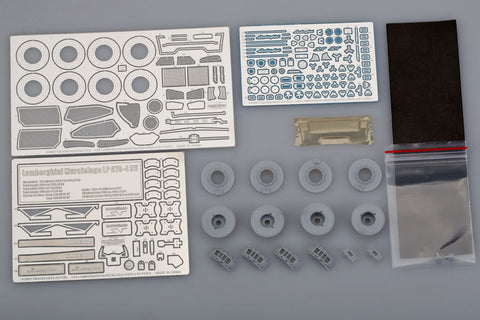 ホビーデザイン HD02-0277 1/24 ランボルギーニ LP670 ディティールアップセット (アオシマ用)（エッチングパーツ+レジン）
