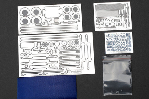ホビーデザイン HD02-0339 1/24 ホンダ シビック EF3 (GR.A)'89 PIAA ディティールアップセット(アオシマ用)（エッチングパーツ+メタルパーツ+レジン）
