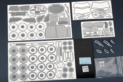 ホビーデザイン HD02-0350 1/24 ランボルギーニ アヴェンタドール SV ディティールアップセット(アオシマ用) （エッチングパーツ+レジン+メタルパーツ+メタルロゴ）