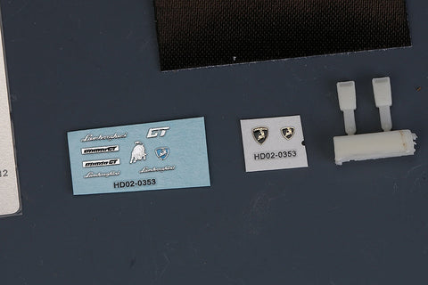 ホビーデザイン HD02-0353 1/24 ランボルギーニ ディアブロ GT ディティールアップセット(アオシマ010501用)（エッチングパーツ+レジン+メタルロゴ）