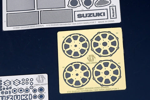 ホビーデザイン HD02-0358 1/12 スズキ ハヤブサ GSX 1300R ディティールアップセット (タミヤ14090用) （エッチングパーツ+メタルパーツ）