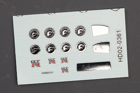 ホビーデザイン HD02-0361 1/24 LB-Works R35 GTR ディティールアップセット(アオシマ054024用) （エッチングパーツ+レジン+メタルロゴ）