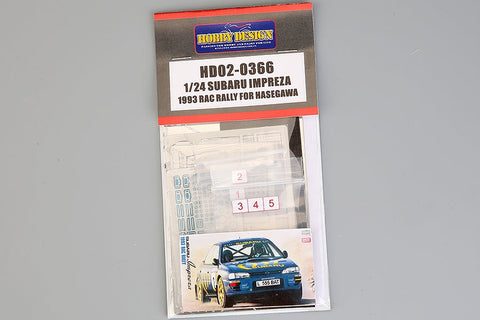 ホビーデザイン HD02-0366 1/24 スバル インプレッサ 1993 ラリー (ハセガワ用)（エッチングパーツ+メタルパーツ+レジン）